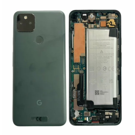 Capac spate complet (placa de baza , sonerie , camere , acumulator) Google Pixel 5a 5G ( din dezmembrari )