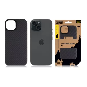 Husa iPhone 15 Tactical MagForce Aramid Negru