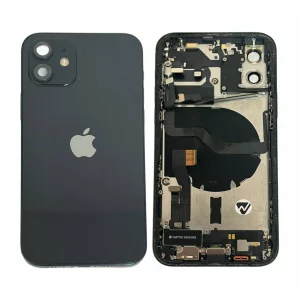 Carcasa (Body) completa iPhone 12 Negru Grade 9 (din dezmembrari)