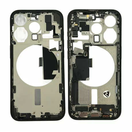 Carcasa (Body) pentru iPhone 15 Pro Black Grade 10 (din dezmembrari)