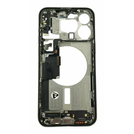 Carcasa (Body) pentru iPhone 15 Pro Max Natural Titanium Grade 10 (din dezmembrari)