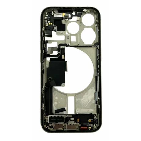 Carcasa (Body) pentru iPhone 15 Pro Silver Grade 10 (din dezmembrari)