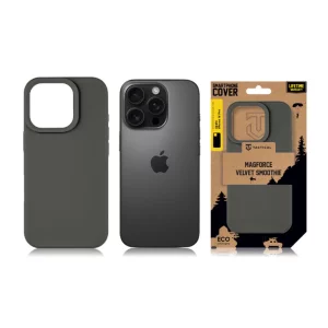 Husa iPhone 16 Pro Tactical MagForce Velvet Smoothie Gri Inchis